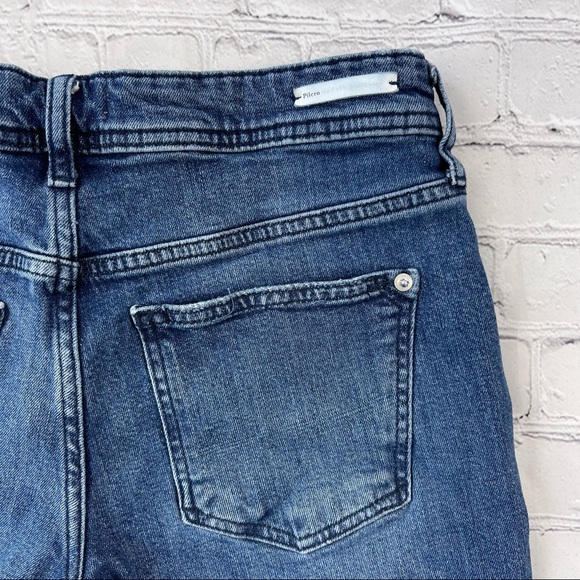 Pilcro and Letterpress Anthropology High-Rise Slim Boyfriend Denim Shorts 27 - Picture 5 of 15